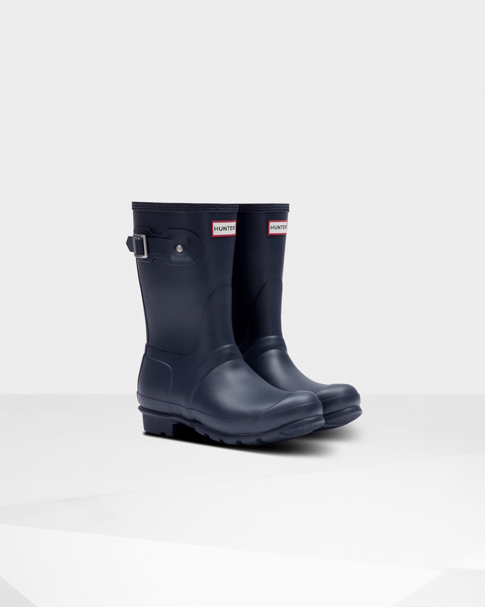 Hunter Kısa Yağmur Çizmesi Bayan Lacivert - Original Insulated - Türkiye BN3650972